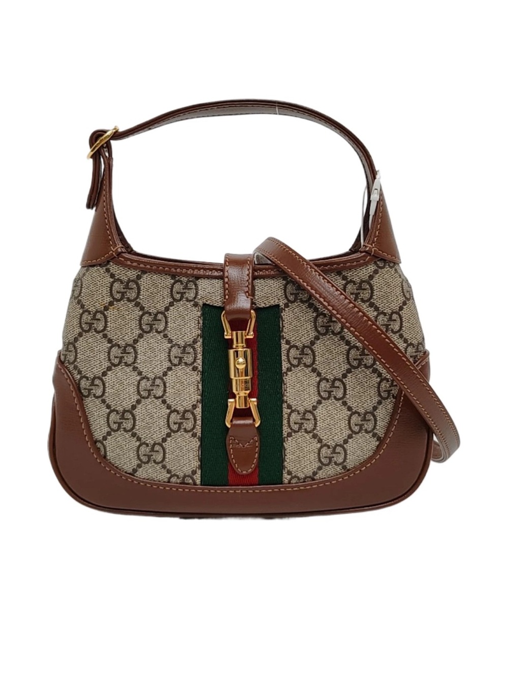 Jackie 1961 Mini GG Supreme Canvas & Leather Shoulder Bag